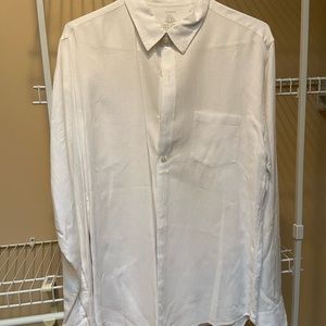Mens j.crew linen dress shirt.